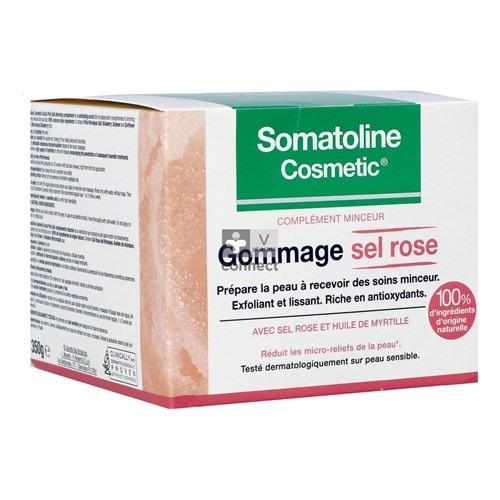 Somatoline Cosmetic Gommage Sel Rose 350g