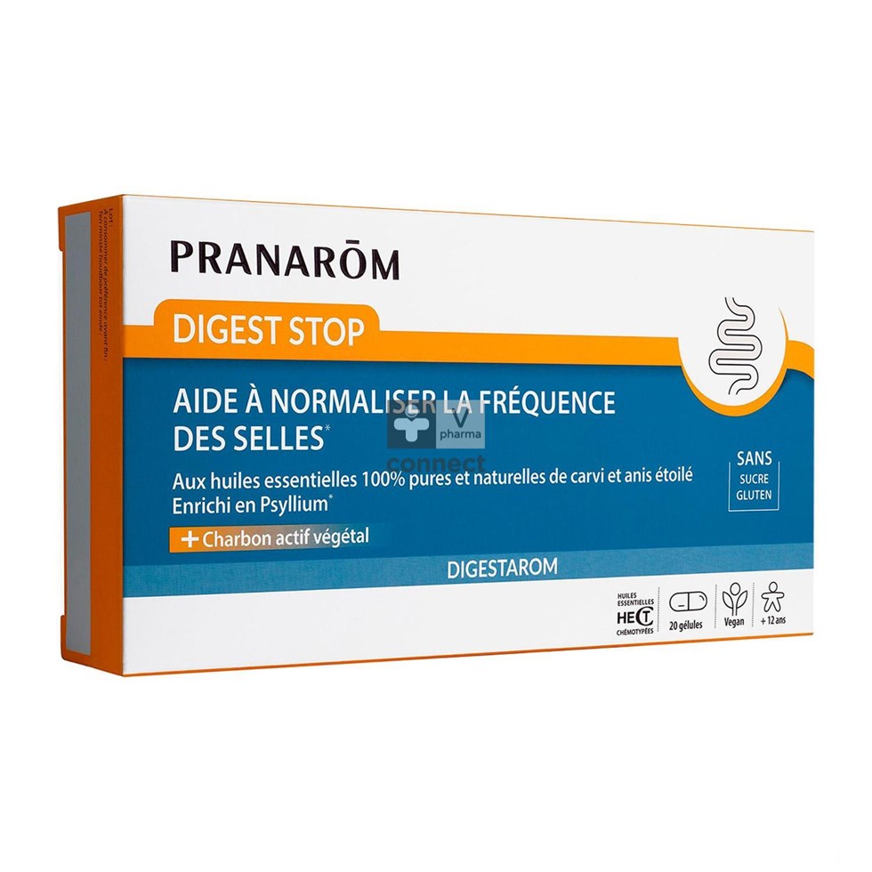 Pranarom Digest Stop Duo 20 Capsules