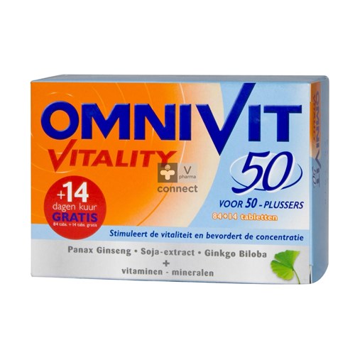 Omnivit Vitality 50 Tabl 84+14 Promo