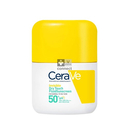 Cerave Sun Fluide Invisible Toucher Sec Spf50 50Ml