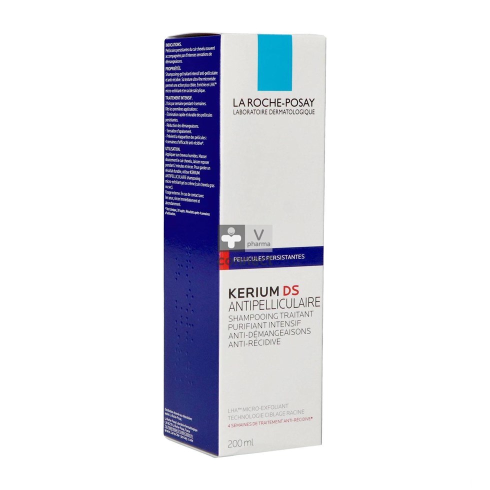 La Roche Posay Kerium Shampoing Anti-Pelliculaire Intensif Ds 200 ml
