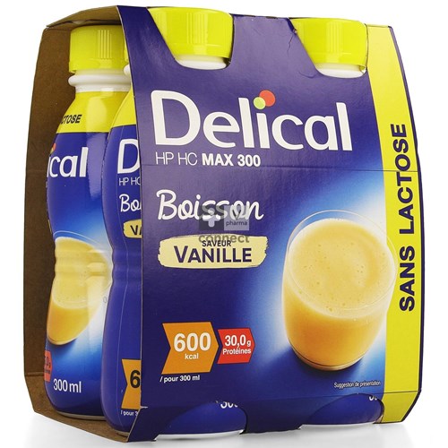 Delical Max 300 Vanille 4 x 300 ml