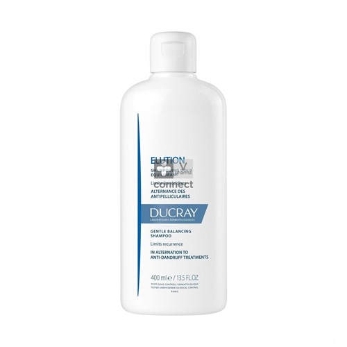 Ducray Elution Sh Zacht Evenwichtherstel. 400ml Nf