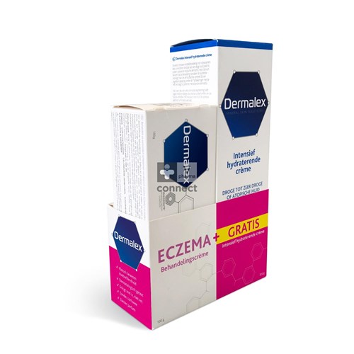 Dermalex Eczema 100 g + Creme Hydratation Intense 200 g Gratuite
