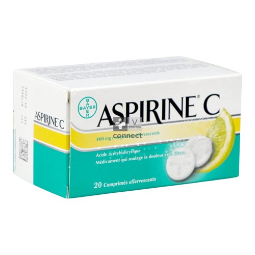 Aspirine C 20 Comprimés Effervescents