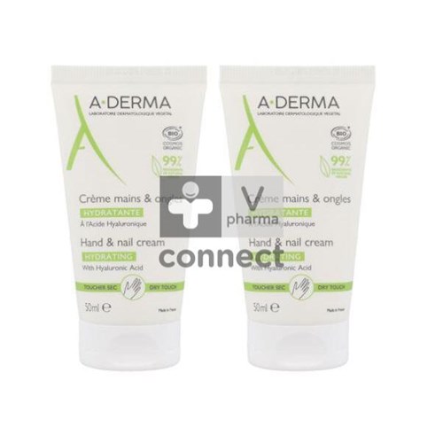 Aderma Indisp. Nagels&handcreme Cosmos Duo 2x50ml