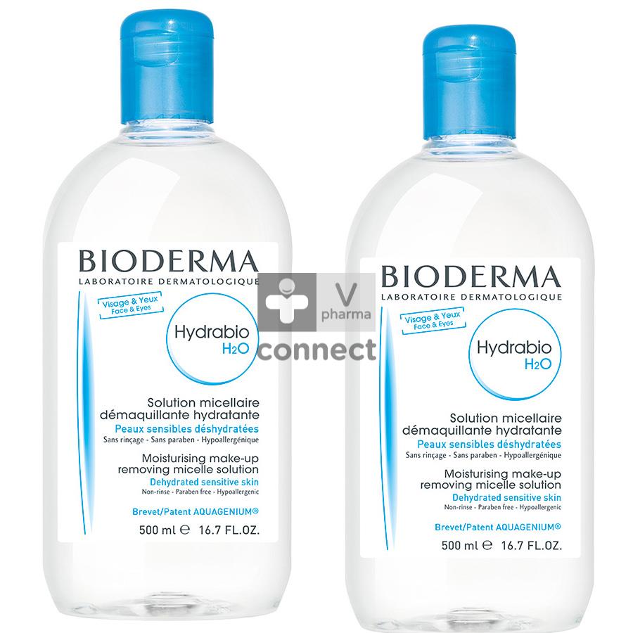 Bioderma Hydrabio H2o Micellaire Opl 2x500ml Promo