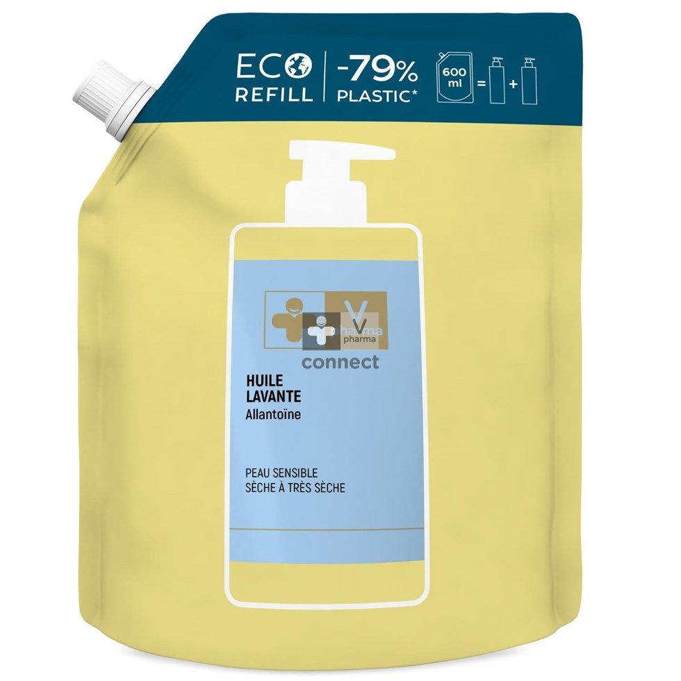 VPharma Eco-Recharge Huile Lavante Allantoine 600 ml