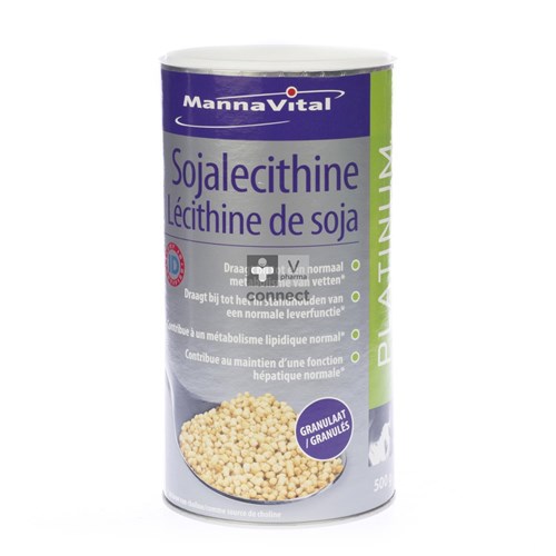 Mannavital Platinum Soja Lecithine 500 g