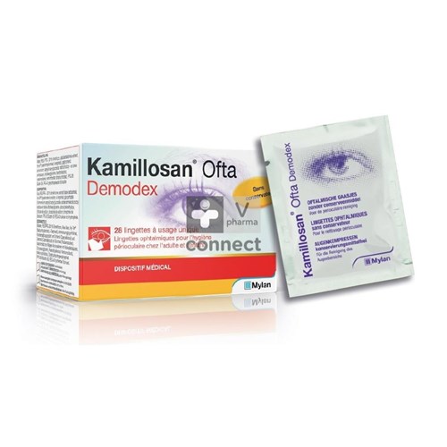 Kamillosan Ofta Demodex 28 Lingettes