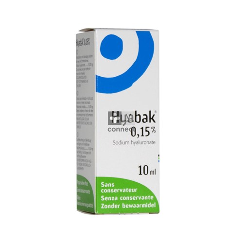 Hyabak 0.15 % Collyre Hyaluron 10 ml