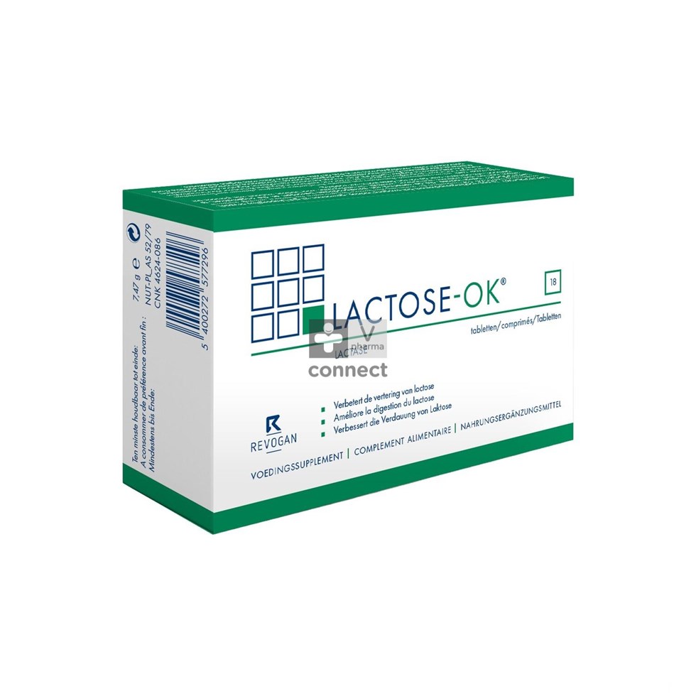 Lactose-ok Tabl 18 Revogan