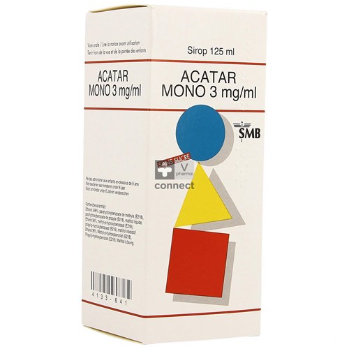 Acatar Mono 3mg/ml Siroop 125ml