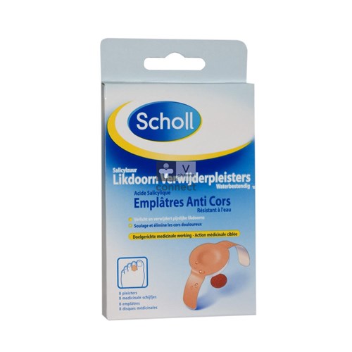 Scholl Emplatres Anti-Cors 8 Pieces