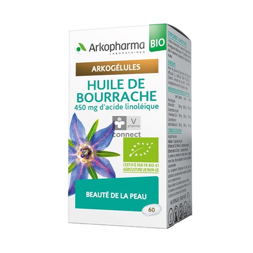 Arko Huile de Bourrache 60 Gélules