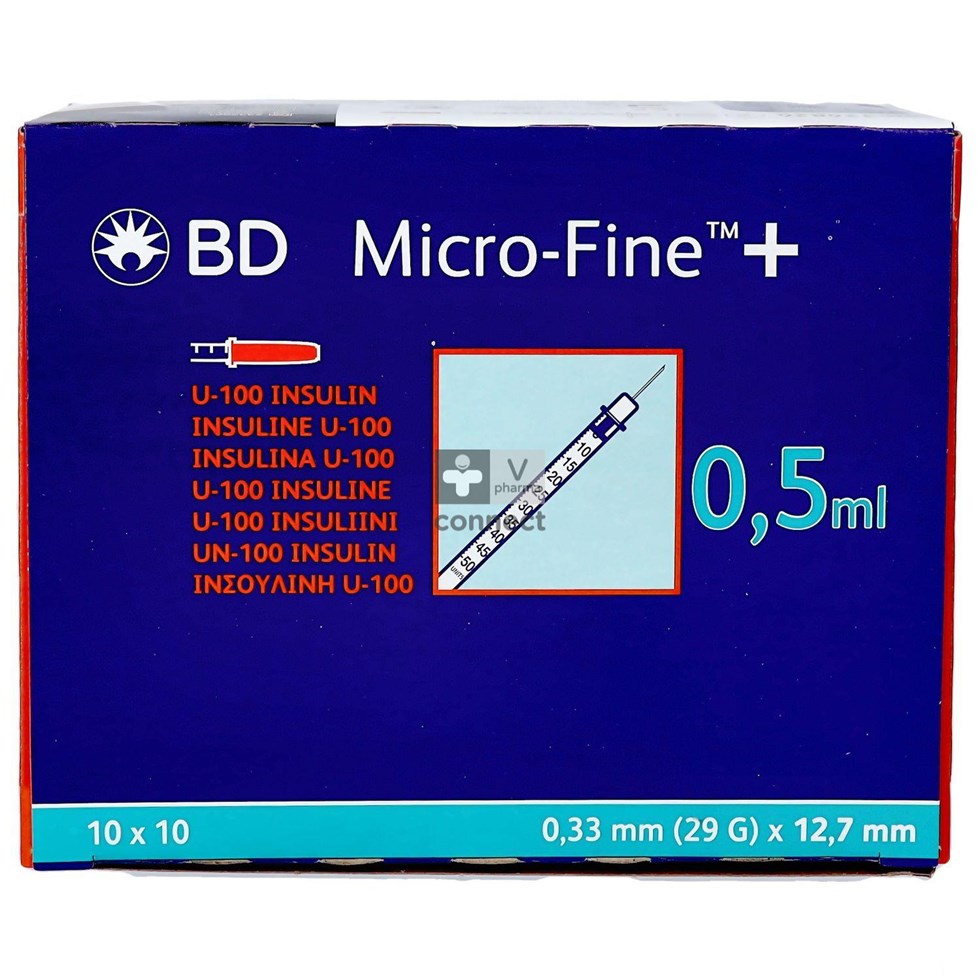 Microfine Ins.spuit 0,5ml 29g 12,7mm100 324824