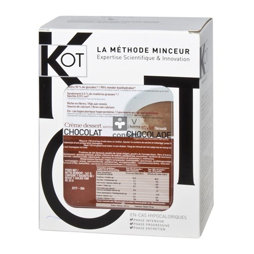 Kot Crème Dessert Saveur Chocolat 7 Sachets