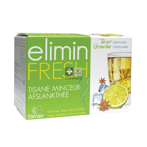 Tilman Elimin Fresh Tisane Minceur Citron - Anis 24 Pièces