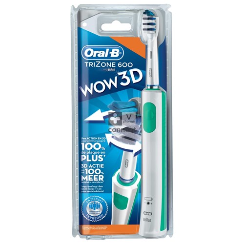 Oral B Brosse à Dents Électrique Trizone 600 Wow