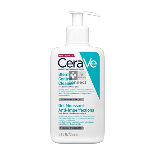 Cerave Gel Moussant Nettoyant A/imperf. 236ml