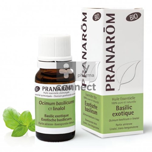 Pranarom Basilic Exotique Huile Essentielle Bio 10 ml