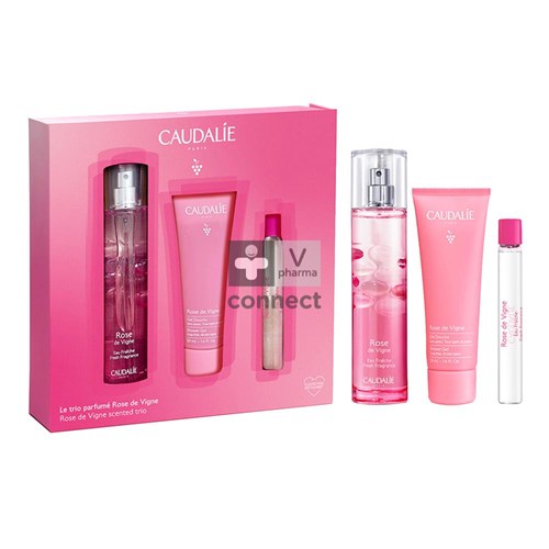 Caudalie Coffret Rose Vigne 50 ml 3 Produits