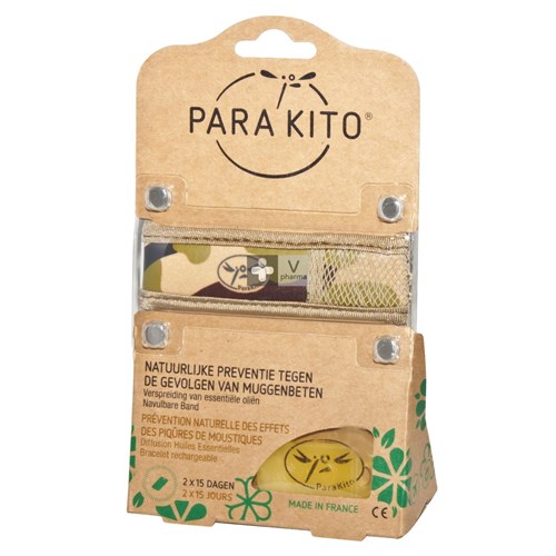 Para'kito Bracelet Anti Moustique Rechargeable Dessin + 2 Recharges