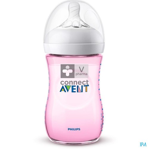 Avent Biberon Natural 2.0 Rose 260 ml