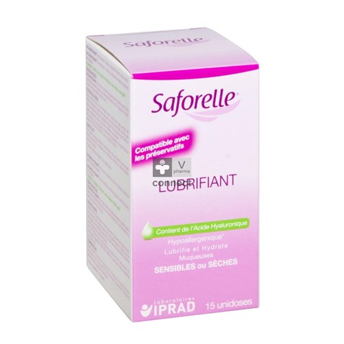 Saforelle Lubrifiant 15 Unidoses