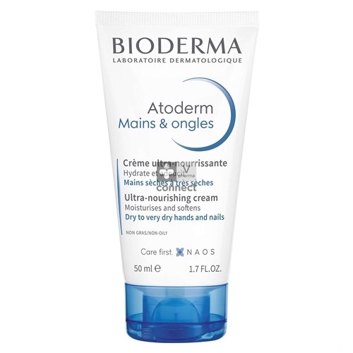 Bioderma Atoderm Handcreme Formule Parf Tube 50ml