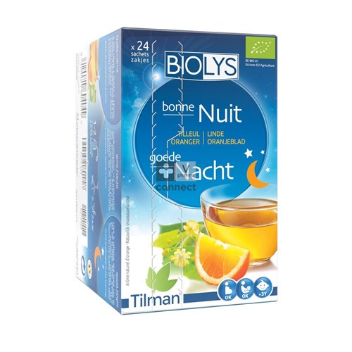 Biolys Infusion Tilleul Oranger 24 Sachets