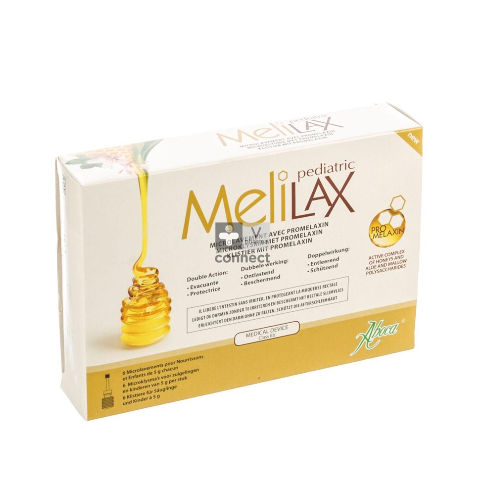 Aboca Melilax Pediatric Microlavement 6 Pièces