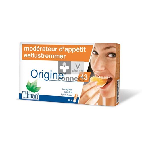 Tilman Origine 43 Moderateur D'Appetit Gelules 28