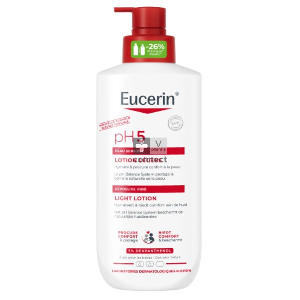 Eucerin Ph5 Lotion Legere Peau N/S/Sens Pompe400ml