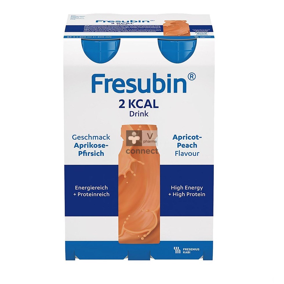 Fresubin 2 Kcal Drink 200ml Pêcheabricot/abrikoosperzik