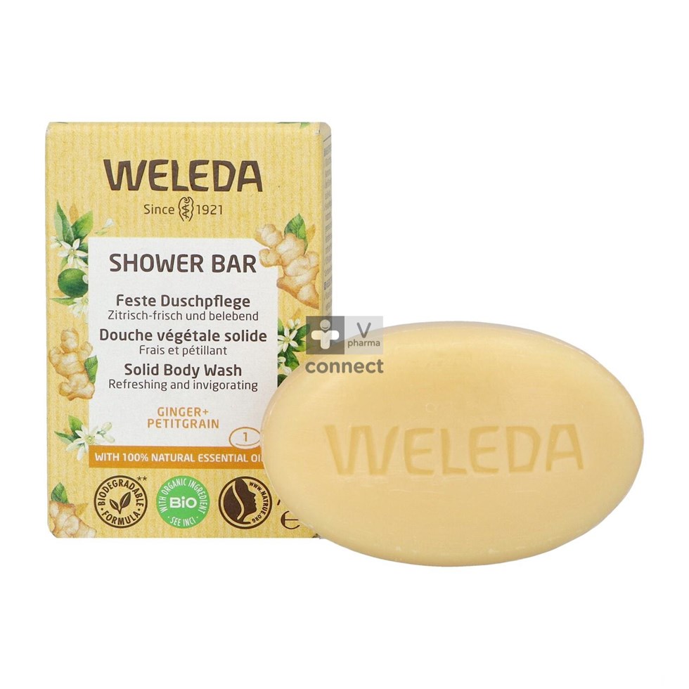 Weleda Shower Bar Gember + Petit Grain 75 g