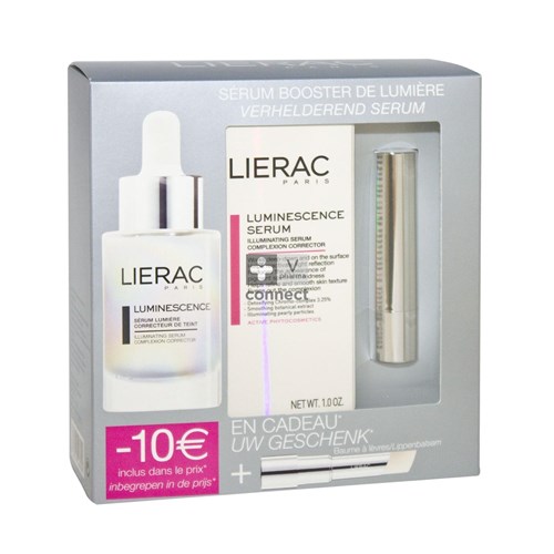 Lierac Koffertje Luminesc.serum+lipbals.rose Gloss