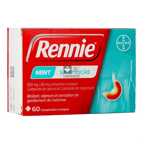 Rennie 60 Pastilles