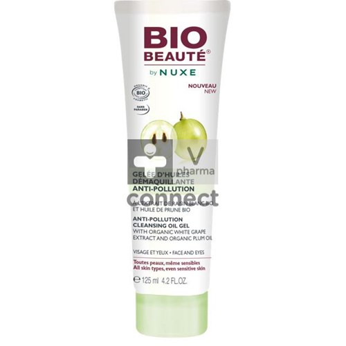 Bio Beauté Nuxe Gelée d'Huiles Démaquillante Anti-Pollution 125 ml