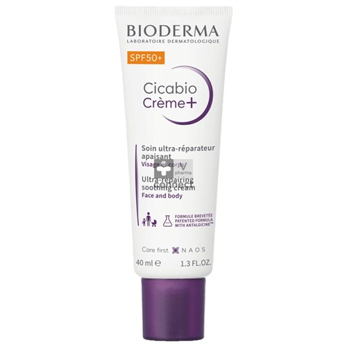 Bioderma Cicabio Spf 50+ Crème 40 ml