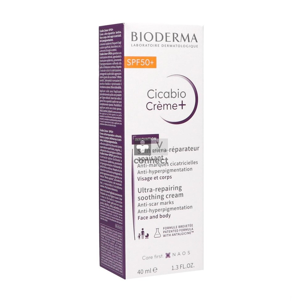 Bioderma Cicabio Spf 50+ Crème 40 ml