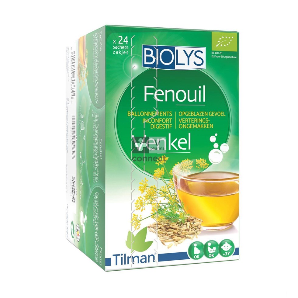 Biolys Infusion Fenouil 24 Sachets