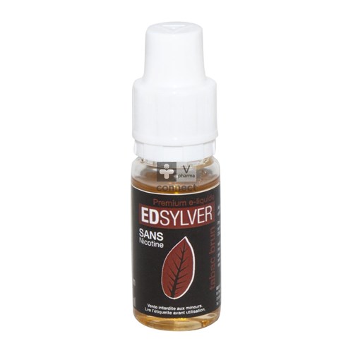 Edsylver E-liquide Z/nicotine Bruine Tabak 10ml
