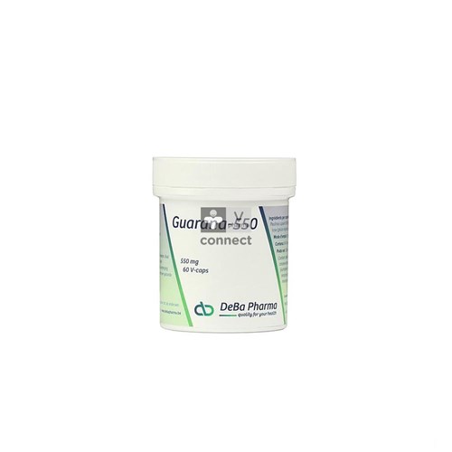 Guarana 550 V-caps 60x550mg Deba