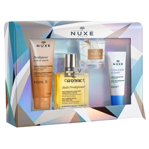 Nuxe Coffret Iconique Huile Prodigieuse 4 Produits