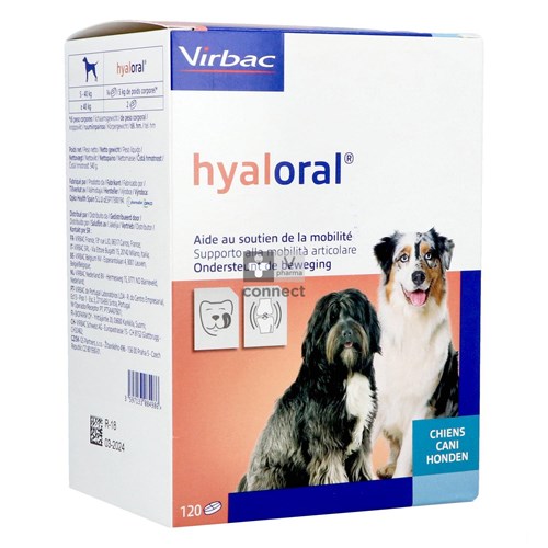 Virbac Hyaloral 120 Comprimés