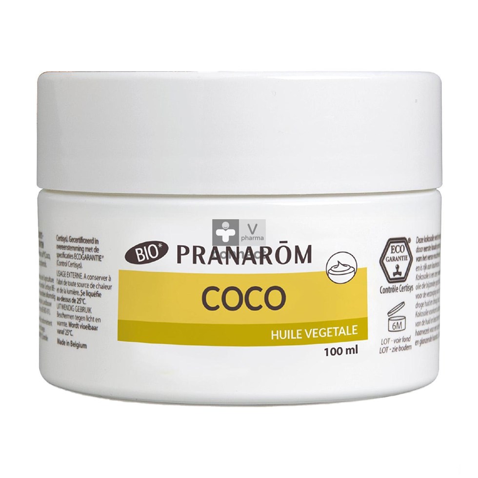 Pranarom Huile Végétale Coco Bio 100 ml