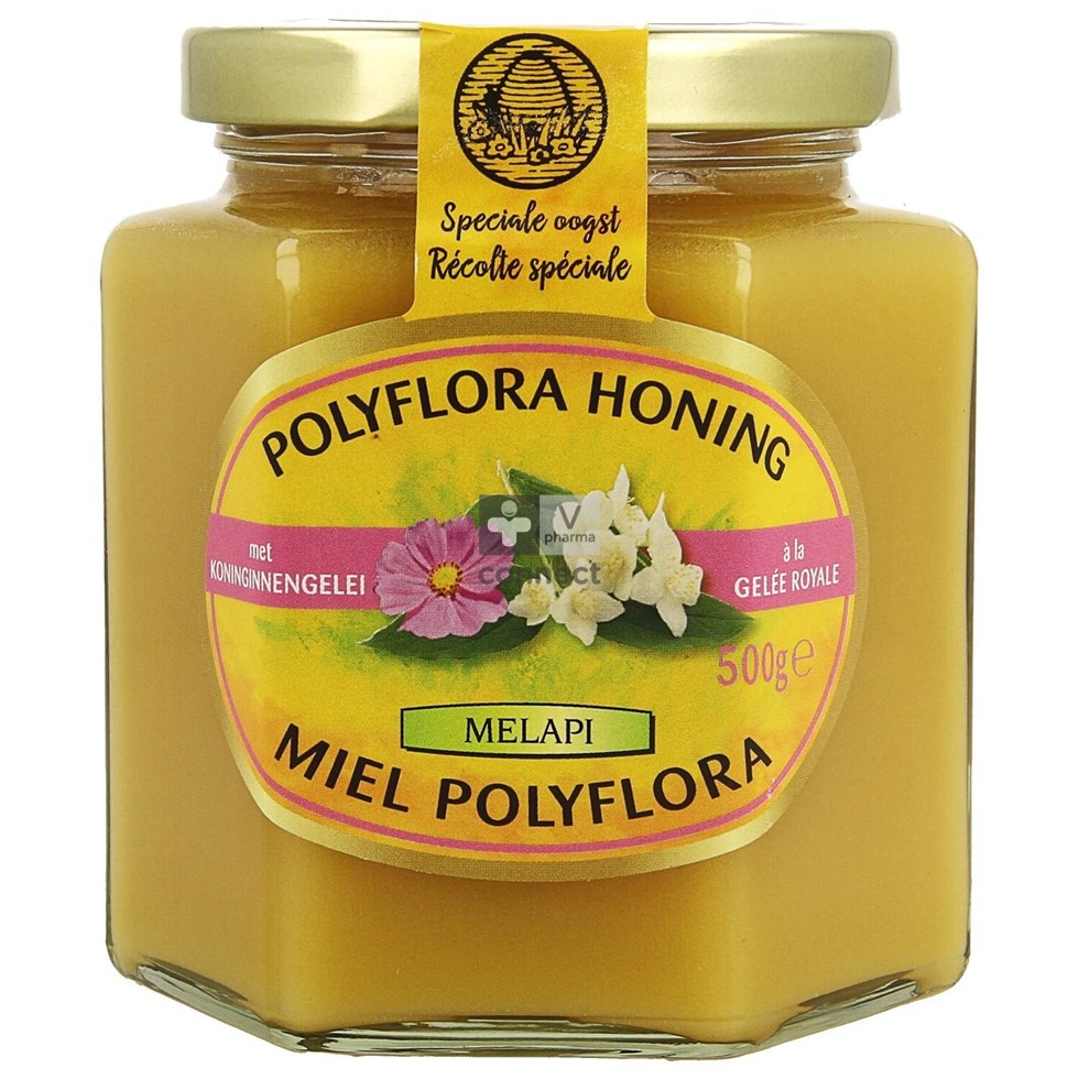 Melapi Miel Tendre Polyflora Gelée Royale 500 g