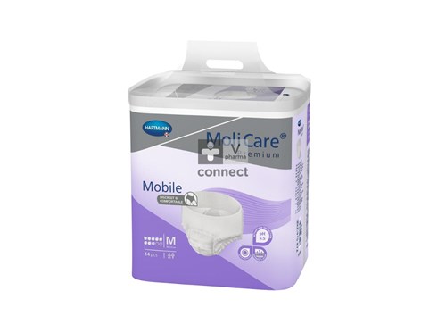 Molicare Premium Mobile 8 Gouttes Medium 14 Pièces