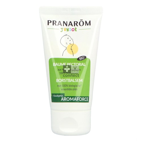 Pranarom Aromaforce Junior Borstbalsem Bio 50ml